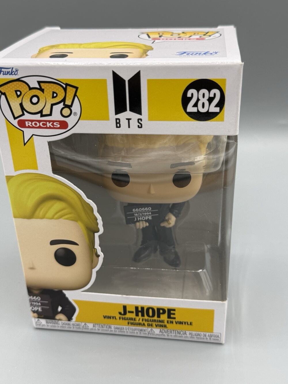 Funko Pop Rocks BTS Butter J-Hope #282 Vinyl Figure New in Box K-Pop